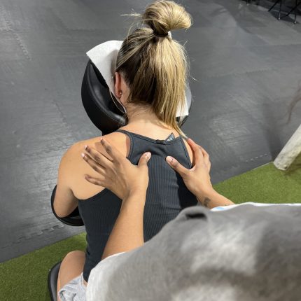 On-site Corporate event massage at office of kansas city , mo